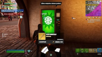 fortnite misiones tortugas ninja compra armas de las tortugas ninja en maquinas expendedoras