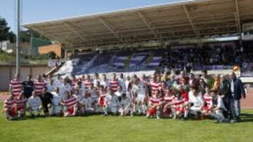 Los veteranos del Real Madrid homenajearon a Juanito