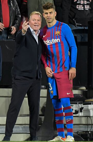 Koeman pisó la cancha del Estadio de Vallecas sin saber que éste sería su último partido al frente del Barca.