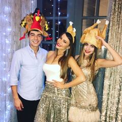 Así celebraron los famosos el día de Acción de Gracias