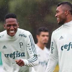 Mina-Borja, dupla de experiencia internacional para Palmeiras