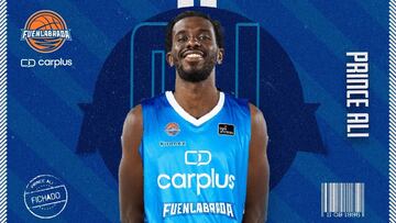 Prince Ali, nuevo jugador del Carplus Fuenlabrada.