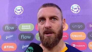De Rossi: "Me encanta estar acá, quiero jugar siempre acá"