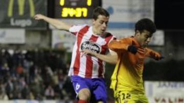 Javi Rey, durante su etapa en Lugo, nueva incorporación para las dos próximas campañas.