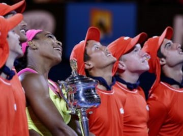 Serena Williams se quedó con el 19° título grande de su carrera, tras vencer a Maria Sharapova.