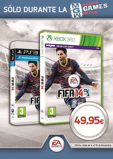 FIFA 14, a precio reducido durante la Madrid Games Week