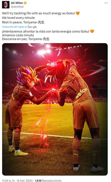 El mundo del deporte llora la muerte de Akira Toriyama