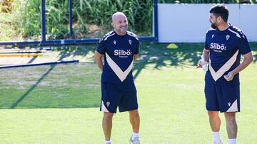 Entrenamiento del Cádiz.
