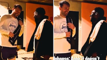 El mejor embajador del Madrid en EEUU: vean cómo Doncic aborda a Davies, no tardó ni un segundo