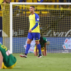 Cristiano Ronaldo, al borde de despedirse del campeonato de la Liga de Arabia Saudita