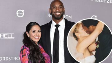 Imagen editada de Vanessa y Kobe Bryant.