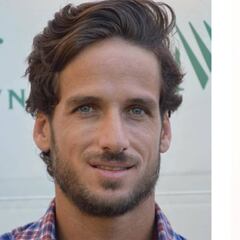 Feliciano López y Sandra Gago confirmaron su relación en el Bernabéu