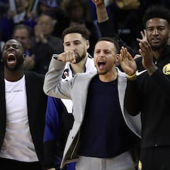Los Warriors no cuentan con Curry ni Green esta noche en Toronto