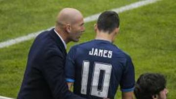 James ingresó al minuto 78 frente al Rayo.