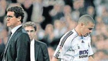 <b>NO SE ENTIENDEN. </b>Capello y Ronie no tiene una buena relación.