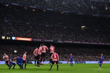 Messi anotó de falta el definitivo 3-1.