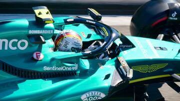 Sebastian Vettel (Aston Martin AMR22). Paul Ricard, Francia. F1 2022.