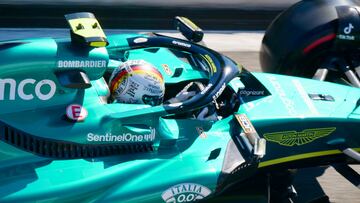 Sebastian Vettel (Aston Martin AMR22). Paul Ricard, Francia. F1 2022.