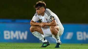 31/08/24 PARTIDO ENTRE EL REAL MADRID B CASTILLA Y EL IBIZA CELEBRADO EN EL ESTADIO ALFREDO DI STEFANO
