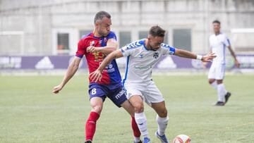 Un jugador del Tenerife durante un amistoso de pretemporada.