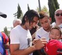 Falcao desató la locura en su primer entrenamiento