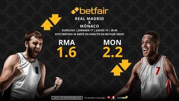 Real Madrid vs. AS Mónaco: horario, TV, pronósticos, estadísticas y clasificación