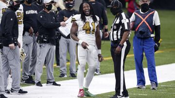 El explosivo running back de New Orleans impone un nuevo r&eacute;cord de la NFL de touchdowns terrestres en un partido.