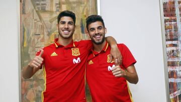 Asensio con Ceballos. 