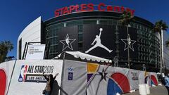 Vista general del Staples Center de Los &Aacute;ngeles, el pabell&oacute;n de los Lakers, Clippers y del NBA All Star 2018.