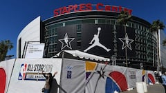 Vista general del Staples Center de Los &Aacute;ngeles, el pabell&oacute;n de los Lakers, Clippers y del NBA All Star 2018.