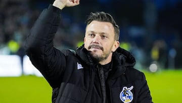 Andy Mangan, entrenador asistente del Stockport.