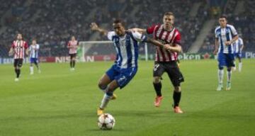 2014. Champions League. Oporto-Atheltic de Bilbao. Danilo y Muniain.