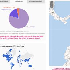 Mapa de casos y muertes por coronavirus por departamentos en Colombia: hoy, 2 de abril