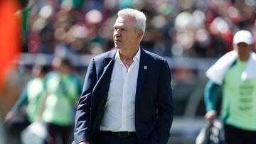 SALT LAKE CITY, UT - JUNE 07: Head coach Javier Aguirre of Mexico walks off the field after their international friendly game agaisnt Switzerland at Rice-Eccles Stadium on June 7, 2025 in Salt Lake City, Utah. Chris Gardner/Getty Images/AFP (Photo by CHRIS GARDNER / GETTY IMAGES NORTH AMERICA / Getty Images via AFP)