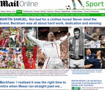 Portadas de la prensa extranjera