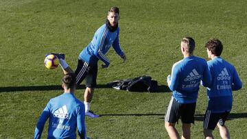 El Madrid se ejercita sin Bale antes de recibir a la Real