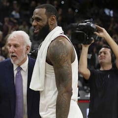 Popovich irá a por LeBron James: quiere que juegue en los Spurs