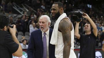 Popovich irá a por LeBron James: quiere que juegue en los Spurs