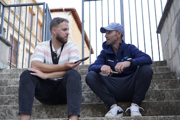 Valverde, en su entrevista con AS en Santo Domingo de Silos (Dani Sánchez, Movistar)