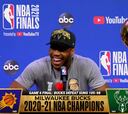 Antetokounmpo, minutos después de ganar la NBA: "¡Quiero el traspaso!"