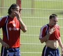 Ribèry vuelve a los entrenamientos con el Bayern tras su lesión