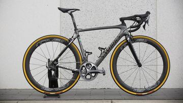 La futurista bici de Sagan sin frenos de disco para la Roubaix