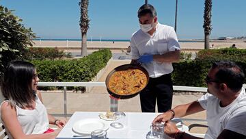 La paella, uno de los platos más típicos de la gastronomía valenciana.