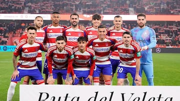 Once del Granada ante el Cartagena