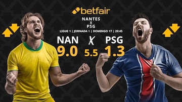 Nantes vs. PSG: horario, dónde ver, estadísticas y pronósticos