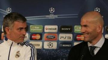 Zidane: "Mi respeto por la labor de Mourinho es total"