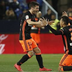 Málaga 1-2 Valencia: resumen, resultado y goles del partido