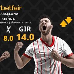 FC Barcelona vs. Girona FC: horario, dónde ver, pronósticos y clasificación