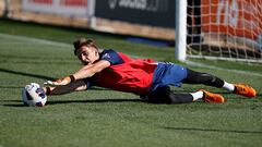 Sergio Mestre, en el Atleti.