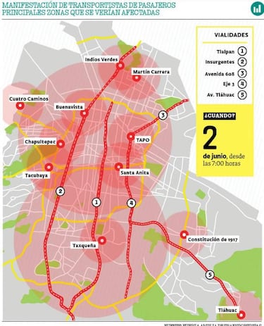 Paro de Transportistas CDMX: Qué vialidades estarán cerradas y cuáles son las rutas alternas